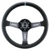 Sparco L777 Steering Wheel (63 Mm Dish), Black Leather, Black Spokes -The Country Road Shop large 015l800pl