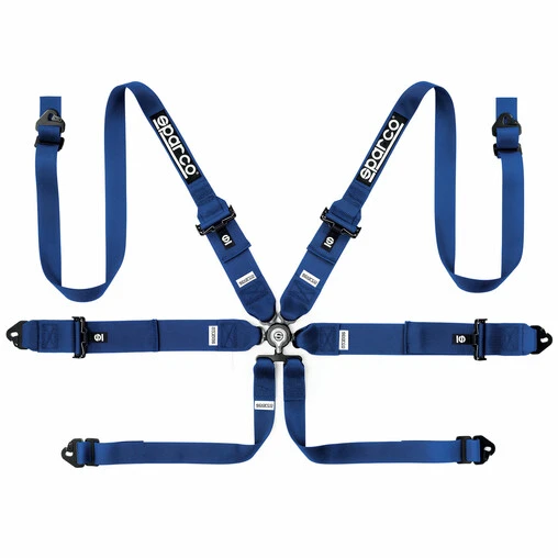 Sparco 6 Points Competition H-3+2 Harness - Steel Adjusters (FIA, Hans) 4 Sparco 6 Points Competition H-3+2 Harness - Steel Adjusters (FIA, Hans) - Image 2