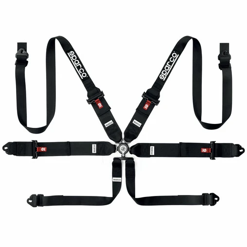 Sparco 6 Points Competition H-3+2 Harness - Steel Adjusters (FIA, Hans) 5 Sparco 6 Points Competition H-3+2 Harness - Steel Adjusters (FIA, Hans) - Image 3