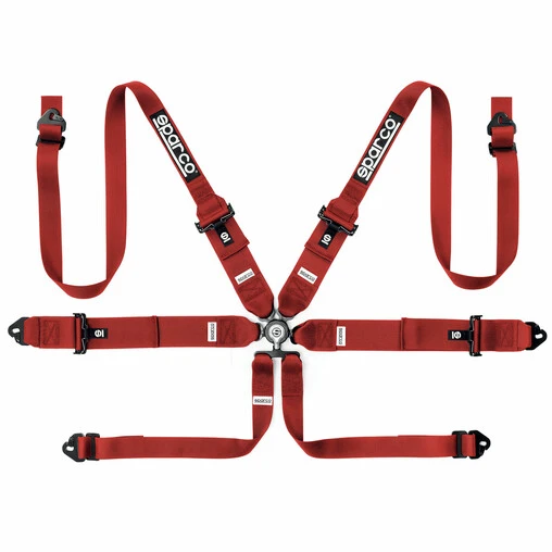 Sparco 6 Points Competition H-3+2 Harness - Steel Adjusters (FIA, Hans) 3 Sparco 6 Points Competition H-3+2 Harness - Steel Adjusters (FIA, Hans)