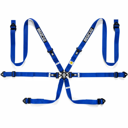 Sparco 6 Points 2" Competition H-2 PD Harness (FIA, Hans) 4 Sparco 6 Points 2" Competition H-2 PD Harness (FIA, Hans) - Image 2