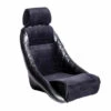Corbeau Alpine Bucket Seat (Black Vinyl & Black Velvet - Large Size) -The Country Road Shop large 06a79fa9bd963dfbfc5865e3cc37bfb2