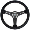 Nardi Classic ND33 Steering Wheel, Suede, Black Spokes, Black Stitching, 40 Mm Dish 2 Nardi Classic ND33 Steering Wheel, Suede, Black Spokes, Black Stitching, 40 Mm Dish -The Country Road Shop large 07514dcab110d9e68b20d8ff1a0350c0