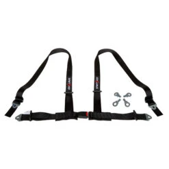 DriftShop 4 Point Harness 2" - Black - Road Approved