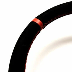 DriftShop Steering Wheel (90 Mm Dish), Black Suede, Black Spokes -The Country Road Shop large 2a3a5192