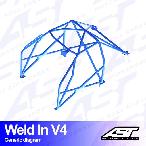 AST Rollcages V4 Weld-In 8-Point Roll Cage For Mazda MX-5 ND 4 AST Rollcages V4 Weld-In 8-Point Roll Cage For Mazda MX-5 ND - Image 2