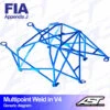 AST Rollcages V4 Weld-In 10-Point Roll Cage For Renault 19 5-Door - FIA 2 AST Rollcages V4 Weld-In 10-Point Roll Cage For Renault 19 5-Door - FIA -The Country Road Shop large 34292