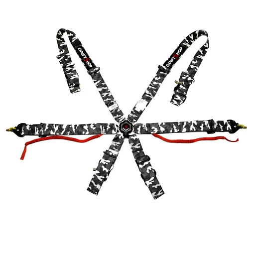 DriftShop 6-Point Harness - Camo - FIA 2023 3 DriftShop 6-Point Harness - Camo - FIA 2023