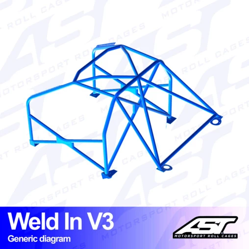 AST Rollcages V3 Weld-In 8-Point Roll Cage For Suzuki Swift (ZC32S) 3 AST Rollcages V3 Weld-In 8-Point Roll Cage For Suzuki Swift (ZC32S)