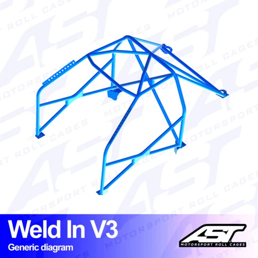 AST Rollcages V3 Weld-In 8-Point Roll Cage For Suzuki Swift (ZC32S) 4 AST Rollcages V3 Weld-In 8-Point Roll Cage For Suzuki Swift (ZC32S) - Image 2