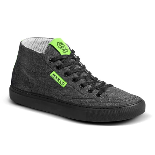 Sparco Futura Eco-Friendly Shoes, Grey & Green (FIA) 3 Sparco Futura Eco-Friendly Shoes, Grey & Green (FIA)