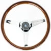 Nardi Classic ND36 Steering Wheel, Wood, Chrome Spokes, 40 Mm Dish -The Country Road Shop large 3bb4766930595aac3641f93354855904