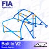 AST Rollcages V2 Bolt-In 6-Point Roll Cage For Ford Fiesta MK2 - 3-Door - FIA -The Country Road Shop large 41320