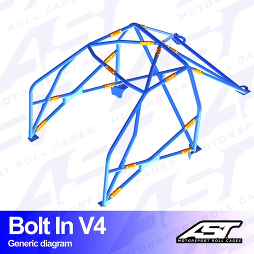 AST Rollcages V4 Bolt-In 6-Point Roll Cage For Toyota Altezza - FIA 4 AST Rollcages V4 Bolt-In 6-Point Roll Cage For Toyota Altezza - FIA - Image 2