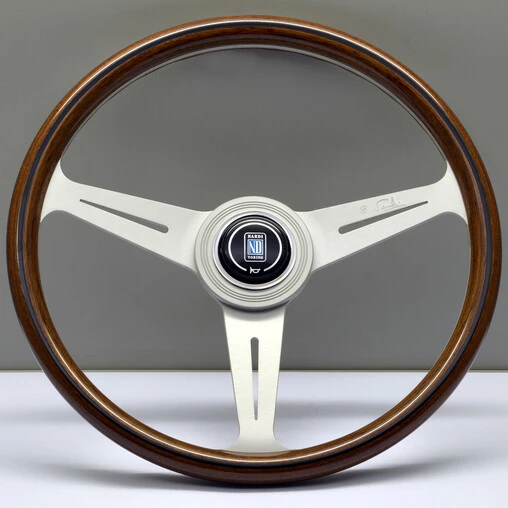 Nardi Classic ND36 Steering Wheel, Wood, Satin Spokes, 40 Mm Dish (Large Hub) 3 Nardi Classic ND36 Steering Wheel, Wood, Satin Spokes, 40 Mm Dish (Large Hub)