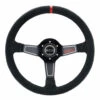 Sparco L575 Steering Wheel (63 Mm Dish), Black Suede, Black Spokes -The Country Road Shop large 75a235eb3c26da7481d63f60ab650906