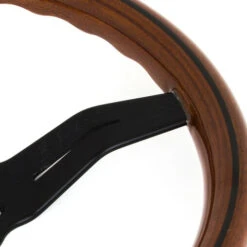 Nardi Deep Corn Steering Wheel, Wood, Black Spokes, 50 Mm Dish, Ø33 Cm -The Country Road Shop large 77a523f926875def6843b690f589663f