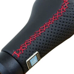 Nardi Prestige Shift Knob In Black Perforated Leather, Red Stitching -The Country Road Shop large 7cdd6aaa1061ee16a877fe8531275b90