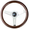 Nardi Classic ND33 Steering Wheel, Wood, Chrome Spokes, 40 Mm Dish -The Country Road Shop large 8b115f375471b8fd531bd8aa948d92c2