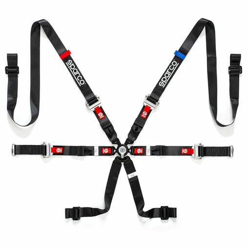 Sparco 6 Points 2" Pro H-9 Harness (1.3 Kg, FIA, Hans) 3 Sparco 6 Points 2" Pro H-9 Harness (1.3 Kg, FIA, Hans)