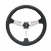 Nardi Deep Corn Steering Wheel, Black Perforated Leather, Satin Spokes, Red Stitching, 75 Mm Dish, Ø35 Cm 1 Nardi Deep Corn Steering Wheel, Black Perforated Leather, Satin Spokes, Red Stitching, 75 Mm Dish, Ø35 Cm -The Country Road Shop large N Deep Corn 6069.35.1093 01