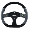 Sparco L999 Flat Steering Wheel, Black Leather, Black Spokes 1 Sparco L999 Flat Steering Wheel, Black Leather, Black Spokes -The Country Road Shop large a077edd4d1e5ce8970bd63e90a8a630b