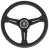 Nardi Classic ND33 Steering Wheel, Black Leather, Black Spokes, Grey Stitching, 40 Mm Dish -The Country Road Shop large ba731b2f2cefea5eaf9bc5282f00fe38
