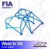AST Rollcages V4 Weld-In 8-Point Roll Cage For Opel Calibra Coupe, 4WD - FIA 1 AST Rollcages V4 Weld-In 8-Point Roll Cage For Opel Calibra Coupe, 4WD - FIA -The Country Road Shop large dd1182da7c9f06956511261bb78f891e