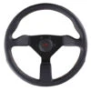Personal Neo Grinta Steering Wheel - 330 Mm - Black Leather, Black Spokes, Red Stitching -The Country Road Shop large eeee