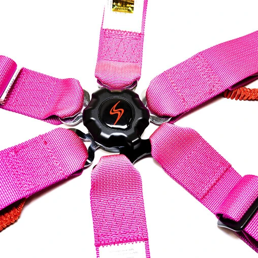 DriftShop 6-Point Harness - Pink - FIA 2023 6 DriftShop 6-Point Harness - Pink - FIA 2023 - Image 4