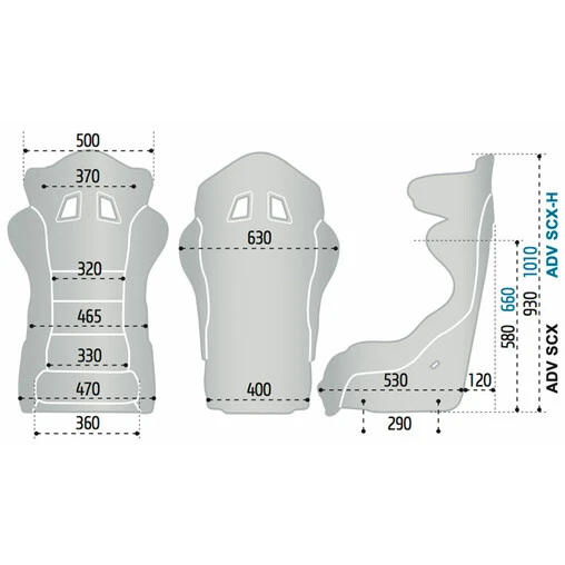 Sparco ADV SCX Carbon Bucket Seat (FIA) 4 Sparco ADV SCX Carbon Bucket Seat (FIA) - Image 2