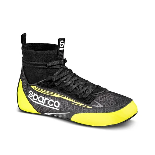 Sparco Superleggera Racing Shoes, Black & Yellow (FIA) 3 Sparco Superleggera Racing Shoes, Black & Yellow (FIA)