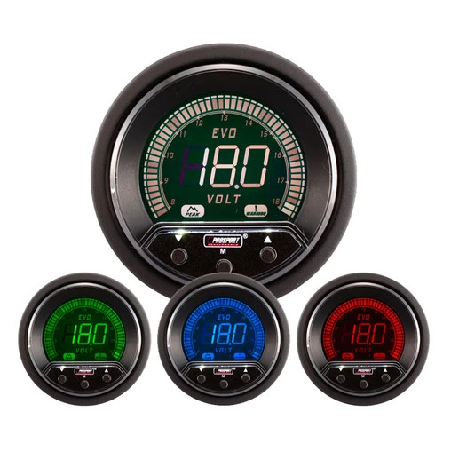 ProSport Evo Voltmeter Gauge (4 Colors) 3 ProSport Evo Voltmeter Gauge (4 Colors)