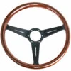Nardi Classic ND36 Steering Wheel, Wood, Black Inlay, Black Spokes, 25 Mm Dish -The Country Road Shop large n nd classic 5062.36.2000 01