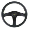Personal Neo Actis Steering Wheel - 350 Mm - Black Leather, Black Spokes, Yellow Stitching -The Country Road Shop large neo actis 6498342090
