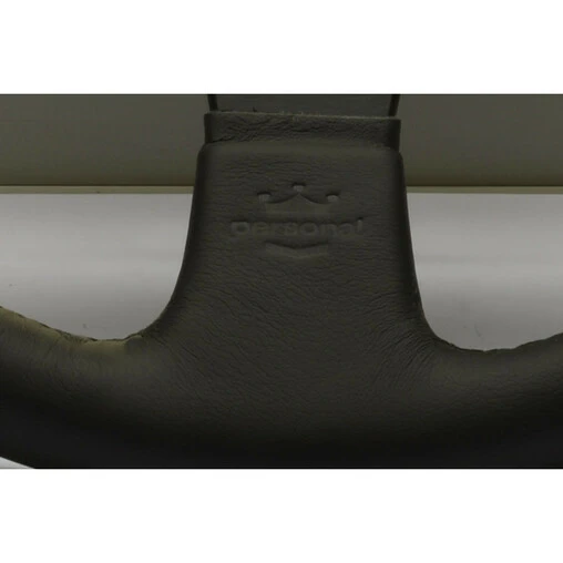 Personal Thunder Steering Wheel - 350 Mm - Black Leather & Blue Perforated Leather, Black Spokes 4 Personal Thunder Steering Wheel - 350 Mm - Black Leather & Blue Perforated Leather, Black Spokes - Image 2