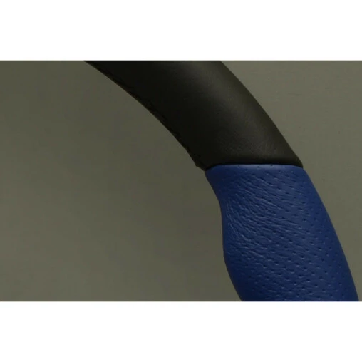 Personal Thunder Steering Wheel - 350 Mm - Black Leather & Blue Perforated Leather, Black Spokes 5 Personal Thunder Steering Wheel - 350 Mm - Black Leather & Blue Perforated Leather, Black Spokes - Image 3