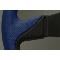 Personal Thunder Steering Wheel - 350 Mm - Black Leather & Blue Perforated Leather, Black Spokes 9 Personal Thunder Steering Wheel - 350 Mm - Black Leather & Blue Perforated Leather, Black Spokes -The Country Road Shop large p 6520.35.2073 04