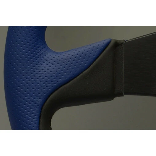 Personal Thunder Steering Wheel - 350 Mm - Black Leather & Blue Perforated Leather, Black Spokes 6 Personal Thunder Steering Wheel - 350 Mm - Black Leather & Blue Perforated Leather, Black Spokes - Image 4