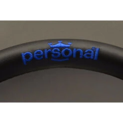 Personal Pole Position Steering Wheel - 330 Mm - Black Leather & Blue Suede, Black Spokes, Blue Logo 7 Personal Pole Position Steering Wheel - 330 Mm - Black Leather & Blue Suede, Black Spokes, Blue Logo -The Country Road Shop large p 6521.33.2003 02