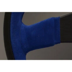 Personal Pole Position Steering Wheel - 330 Mm - Black Leather & Blue Suede, Black Spokes, Blue Logo 9 Personal Pole Position Steering Wheel - 330 Mm - Black Leather & Blue Suede, Black Spokes, Blue Logo -The Country Road Shop large p 6521.33.2003 04