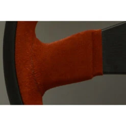 Personal Pole Position Steering Wheel - 330 Mm - Black Leather & Red Suede, Black Spokes, Red Logo -The Country Road Shop large p 6521.33.2011 04