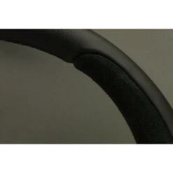 Personal Pole Position Steering Wheel - 330 Mm - Black Leather & Black Suede, Black Spokes, Silver Logo -The Country Road Shop large p 6521.33.2091 03