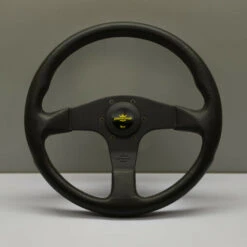 Personal Blitz Steering Wheel - 350 Mm - Black PU, Black Spokes