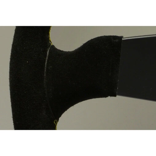 Personal Fitti Corsa Steering Wheel - 350 Mm - Black Suede, Black Spokes, Yellow Stitching 6 Personal Fitti Corsa Steering Wheel - 350 Mm - Black Suede, Black Spokes, Yellow Stitching - Image 4