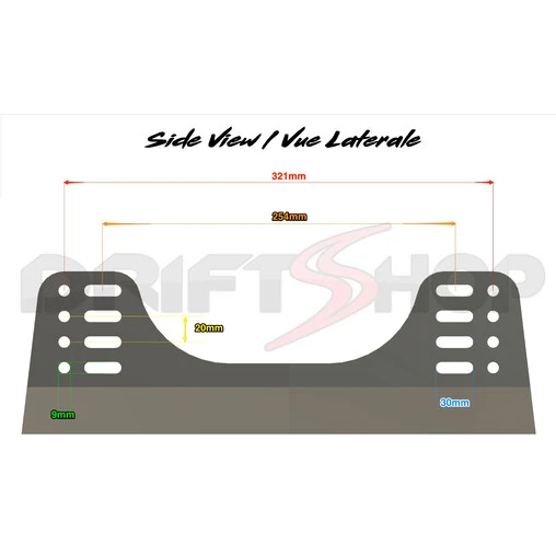 Sparco FIA Approved Universal Side Mount Seat Frame (Steel) 4 Sparco FIA Approved Universal Side Mount Seat Frame (Steel) - Image 2